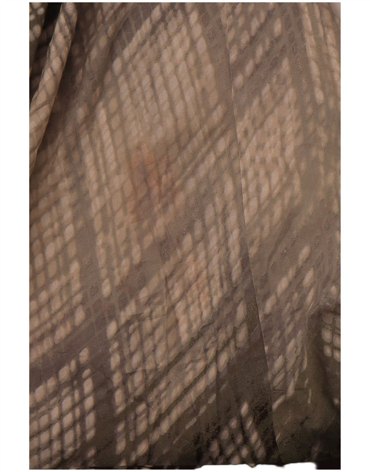 CALVIN KLEIN Dame Ærmeløs Skede Kjole US 6 Medium Grey Colourblock