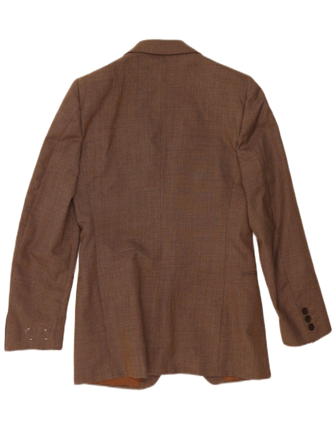Vintage herre 2-knaps blazerjakke IT 48 medium brun polyester