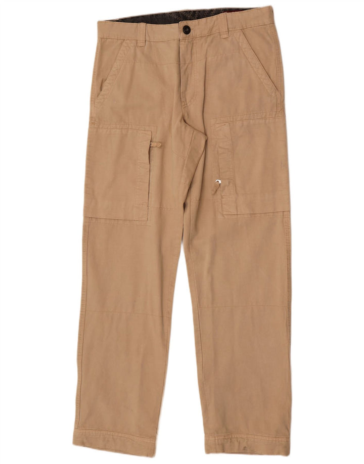 Murphy & Nye Straight Cargo Bukser til mænd W36 L34 Beige Bomuld