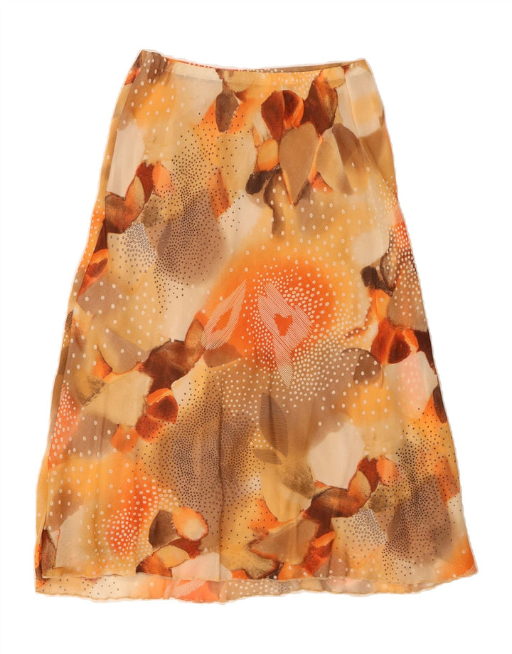 VOGUE Womens Abstract Pattern A-Line Skirt UK 12 Medium W30  Multicoloured Vintage Vogue and Second-Hand Vogue from Messina Hembry 