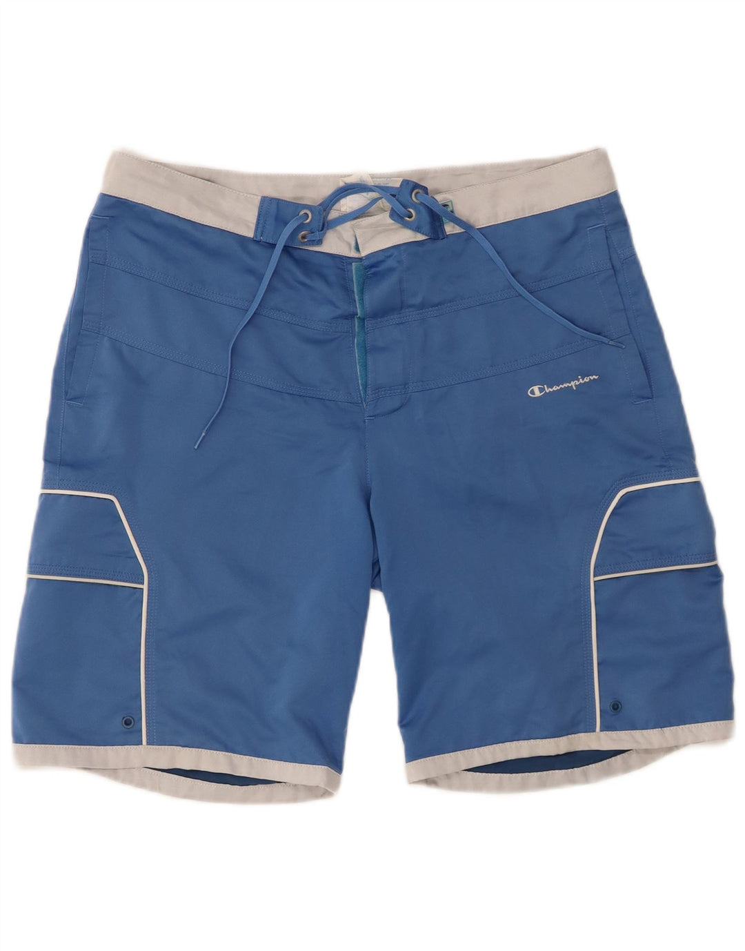 CHAMPION Badeshorts til mænd store blå polyester