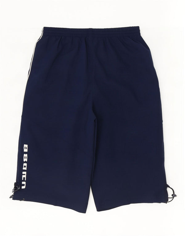 Umbro drenge grafiske bermuda sportsshorts 11-12 år XL marineblå polyester