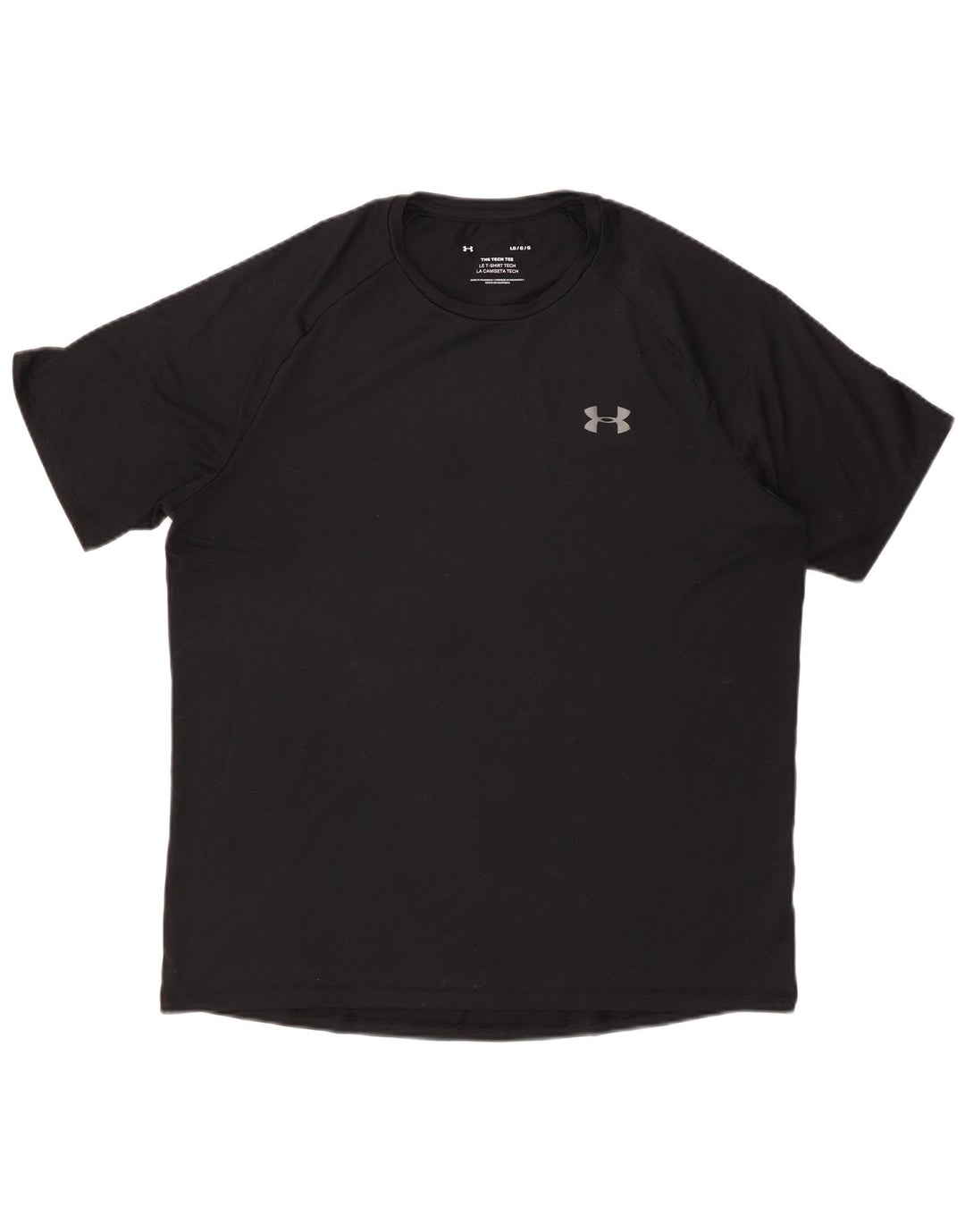 Under Armour Herre T-Shirt Top Stor Sort Polyester