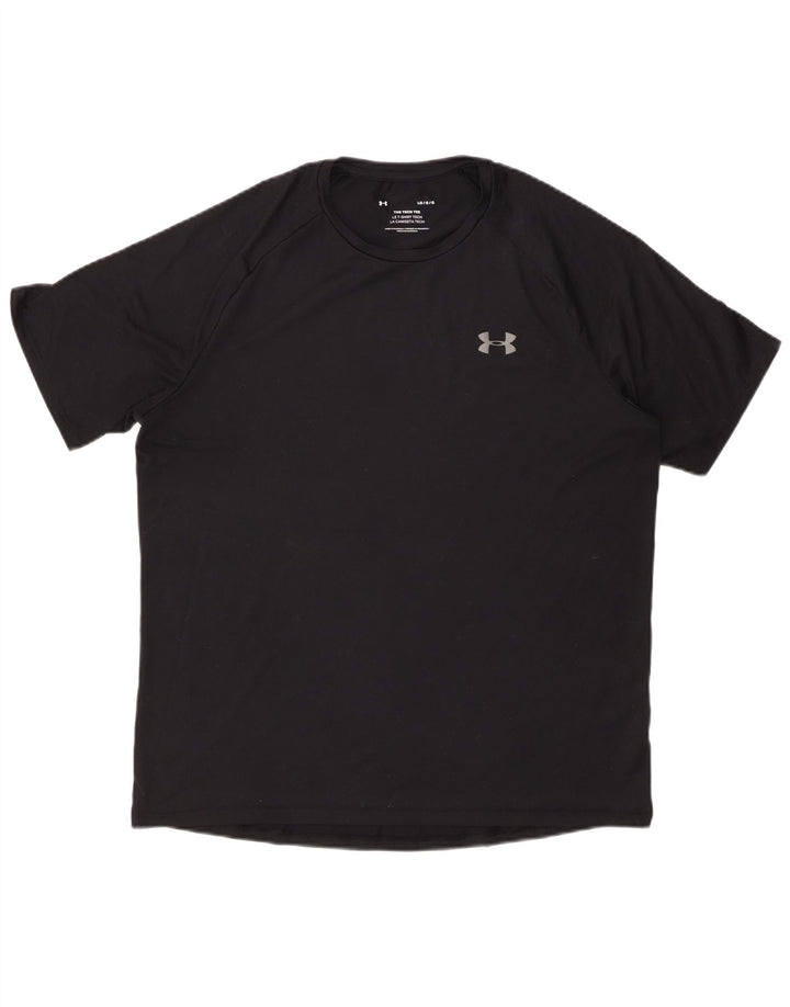 Under Armour Herre T-Shirt Top Stor Sort Polyester