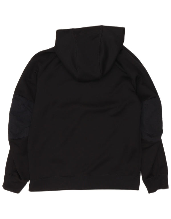Nike hættetrøje med lynlås til drenge 10-11 år Medium Sort polyester