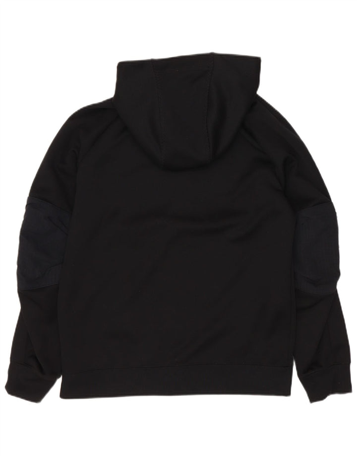 Nike hættetrøje med lynlås til drenge 10-11 år Medium Sort polyester