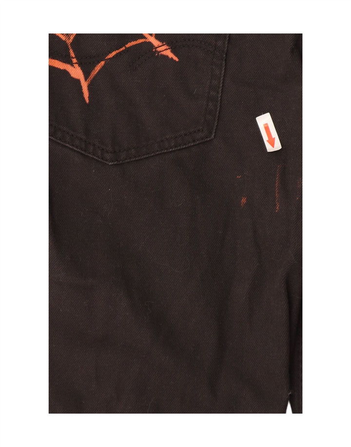 Jack & Jones Straight Jeans til mænd W32 L32 Sort bomuld
