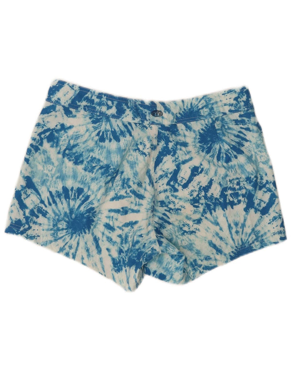 Animal Womens svømmeshorts UK 10 Small Blue Tie Dye Polyester