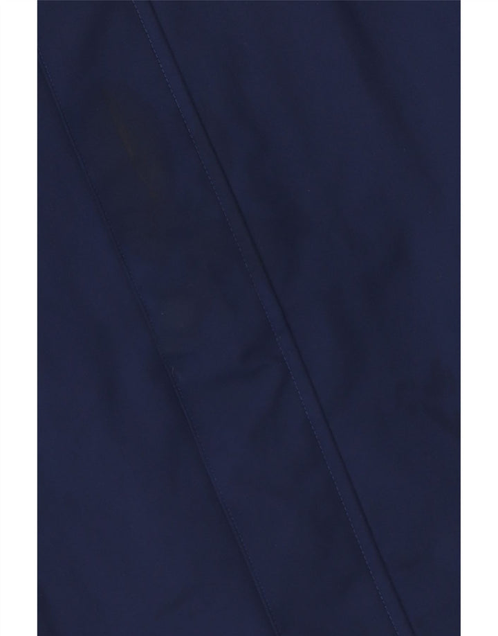 Adidas Regnjakke med hætte til mænd UK 42 XL Marineblå polyester
