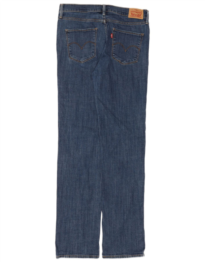 Levi's Dame 314 Shaping Straight Jeans W30 L32 Blå Bomuld