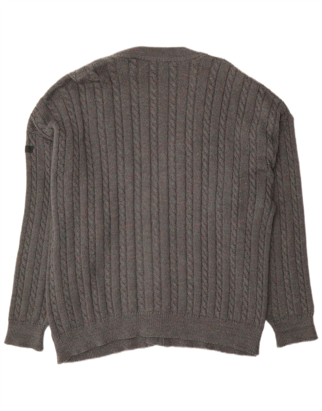 Vintage herre cardigan sweater XL Grå