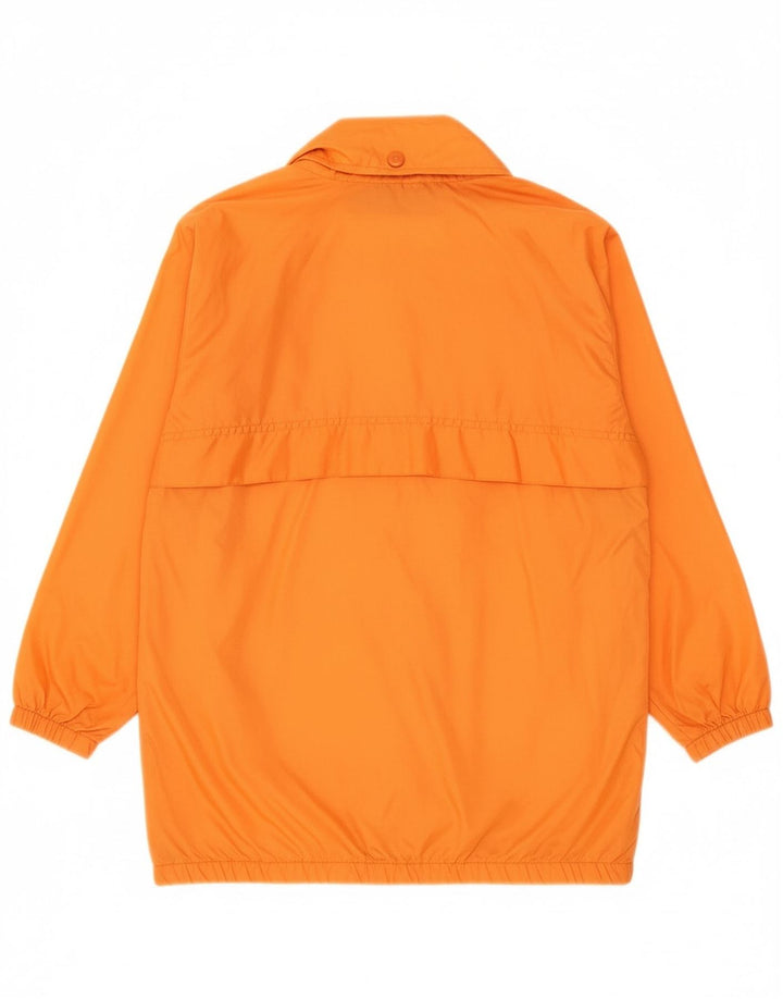 CHAMPION Boys Oversized Raincoat 9-10 Years Medium Orange Polyamide