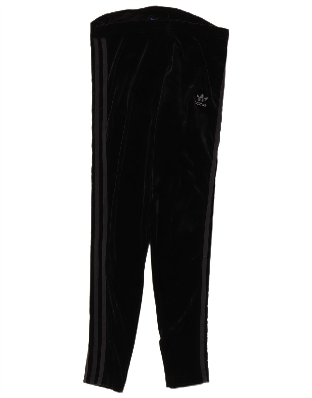 Adidas Dame Velour Leggings UK 12 Medium Sort Polyester