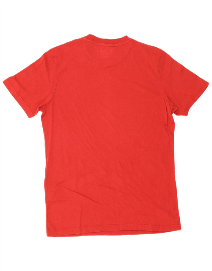 JACK & JONES Herre T-Shirt Top Stor Rød Bomuld