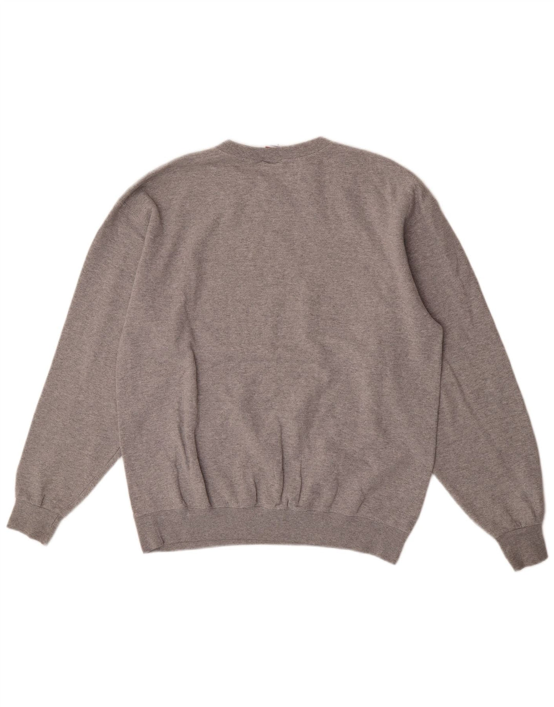 Champion Herre Grafisk Sweatshirt Jumper Large Grå Flecked Bomuld