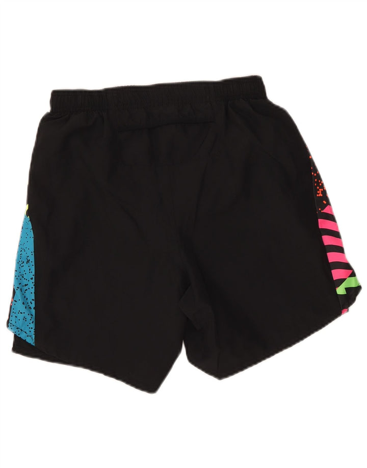 Nike Dri Fit grafiske sportsshorts til kvinder, små sorte