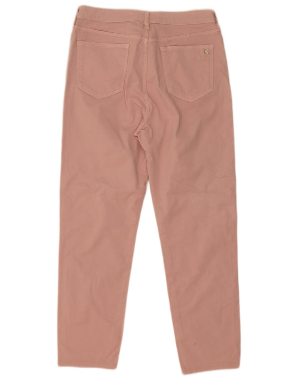 Luisa Spagnoli Womens Straight Casual Trousers IT 46 Large W32 L27 Pink