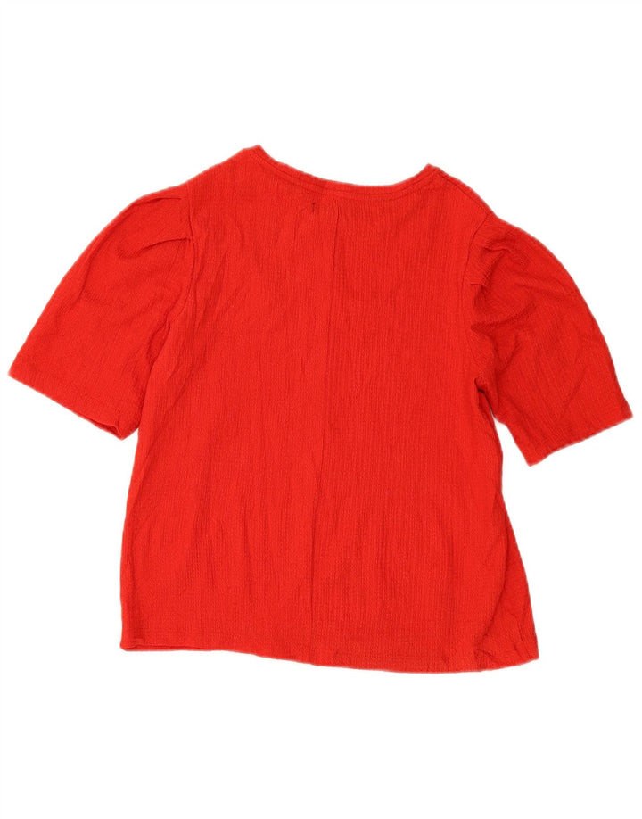 Zara Damebluse Top UK 12 Medium Rød