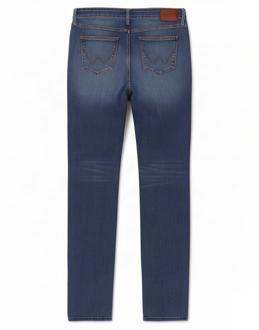 Wrangler Dame Slim Jeans W31 L34 Blå Bomuld