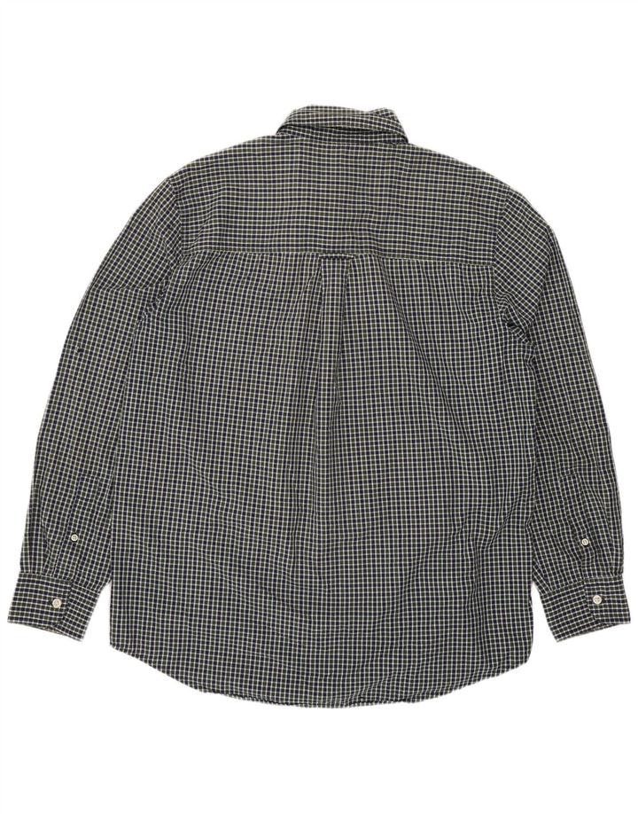 Chaps Herre Classic Fit skjorte Medium Green Gingham Cotton