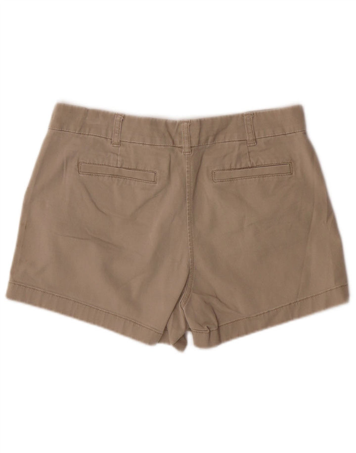 J. CREW Chino Shorts til kvinder US 8 Medium W30 Beige Bomuld