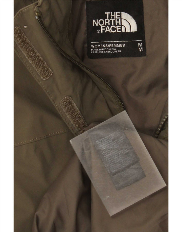 The North Face vindjakkejakke med hætte til kvinder UK 14 Medium Khaki