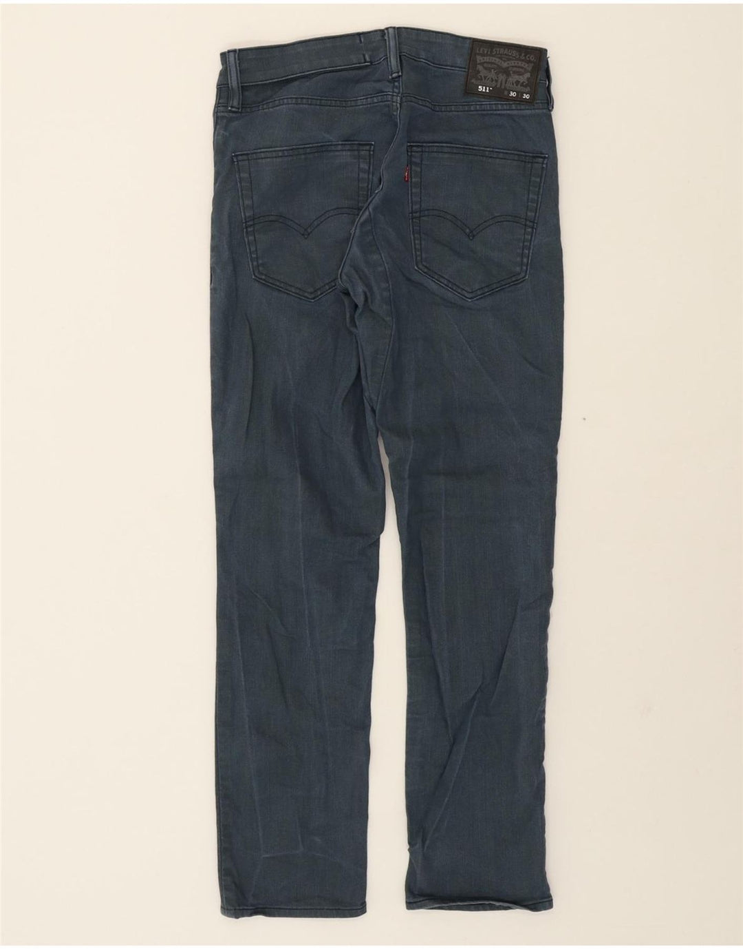 LEVI'S Mens 511 Slim Jeans W30 L30 Blue Cotton Vintage Levi's and Second-Hand Levi's from Messina Hembry 