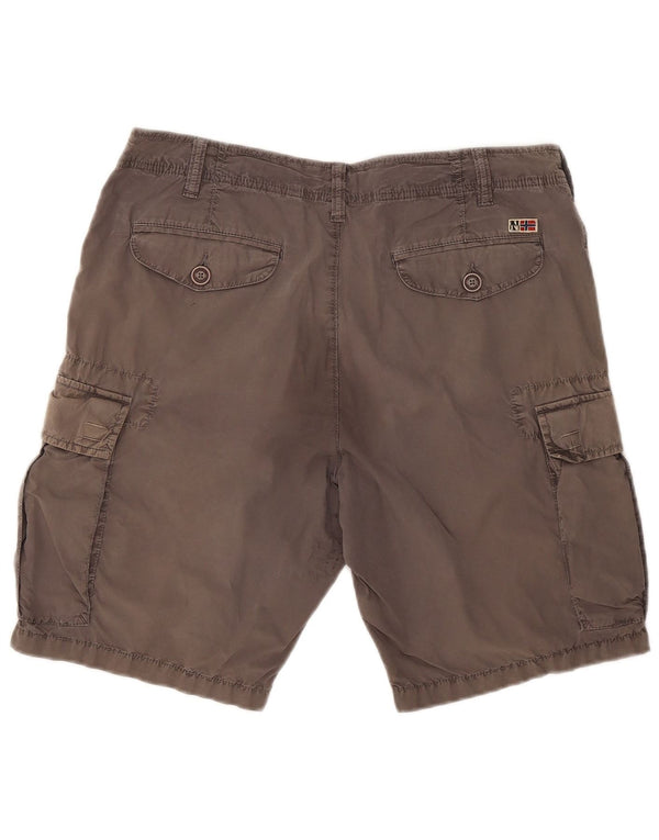 Napapijri Herre Cargo Shorts W32 Medium Grå