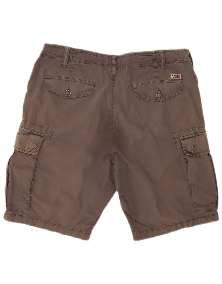 Napapijri Herre Cargo Shorts W32 Medium Grå