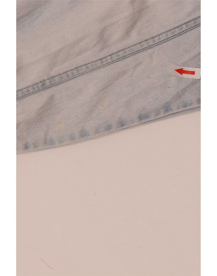 Levi's Denimskjorte til mænd, lille blå bomuld