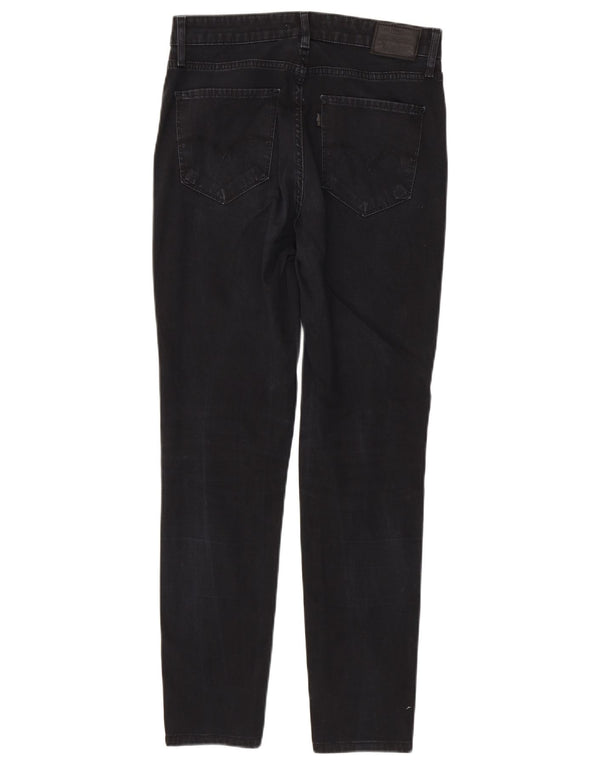 Levi's Dame 721 Skinny Jeans med høj talje W29 L30 sort bomuld