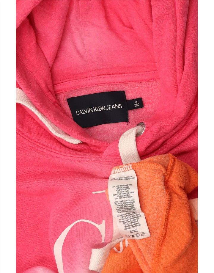 CALVIN KLEIN Dame Oversized hættetrøje Jumper UK 14 Medium Flerfarvet