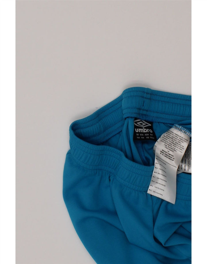 Umbro Boys Sports Shorts 9-10 År Medium Blue Polyester
