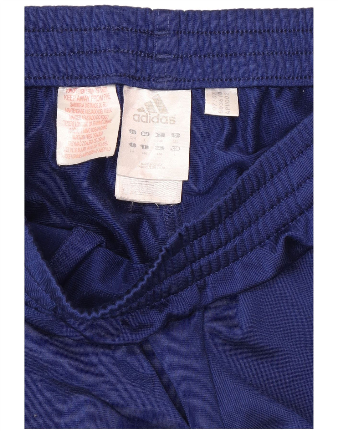 Adidas Træningsdragtsbukser til drenge 13-14 år Marineblå polyester