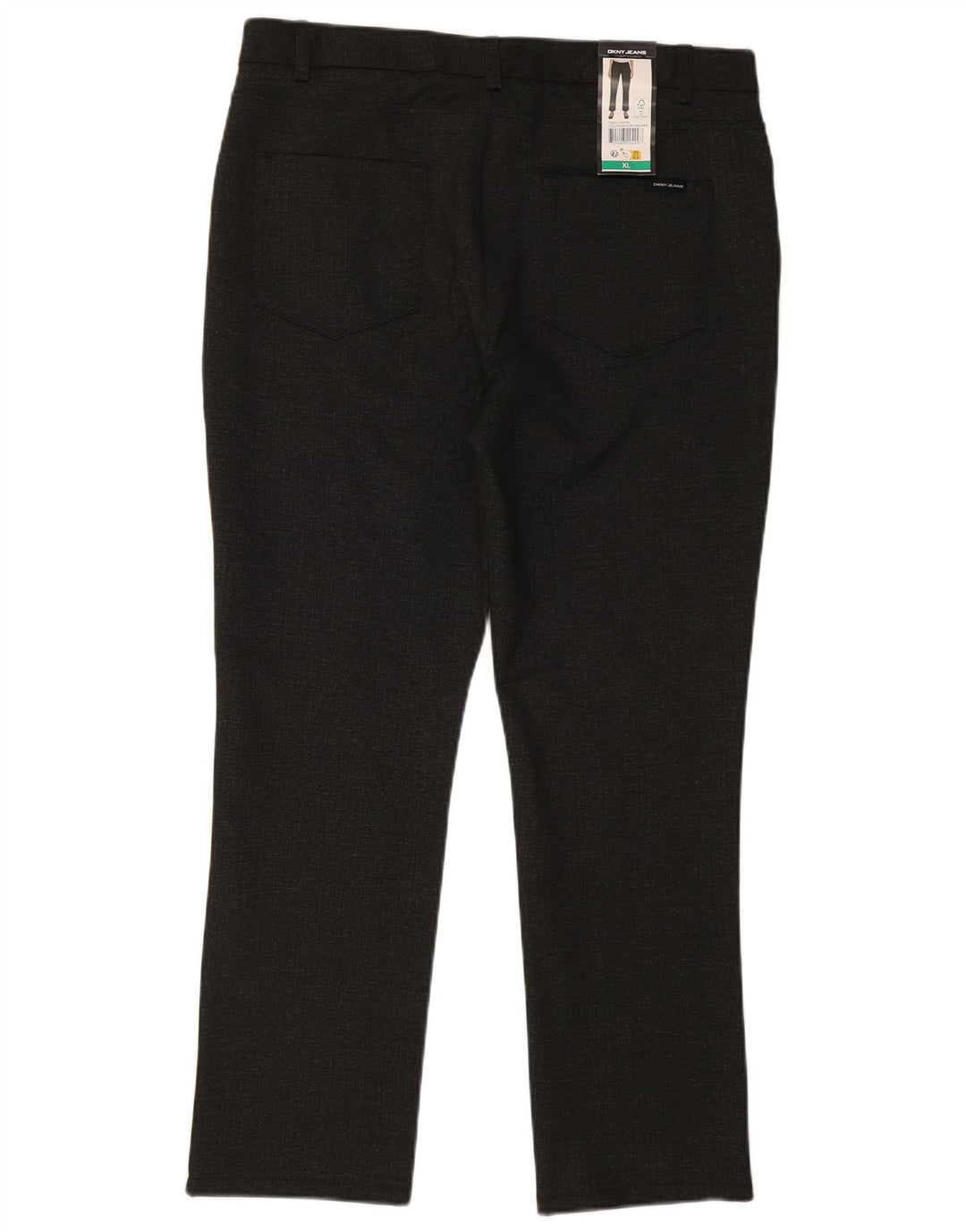 Dkny Herre Lige Casual Bukser XL W36 L29 Sort Polyester