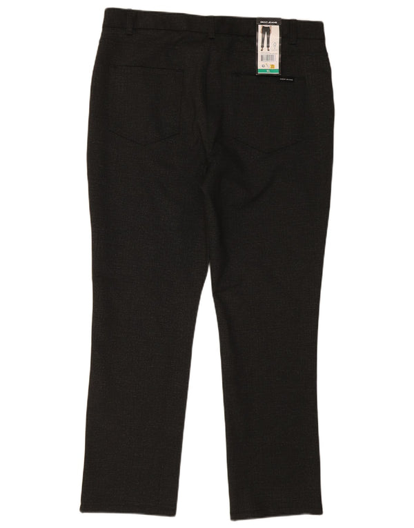 Dkny Herre Lige Casual Bukser XL W36 L29 Sort Polyester