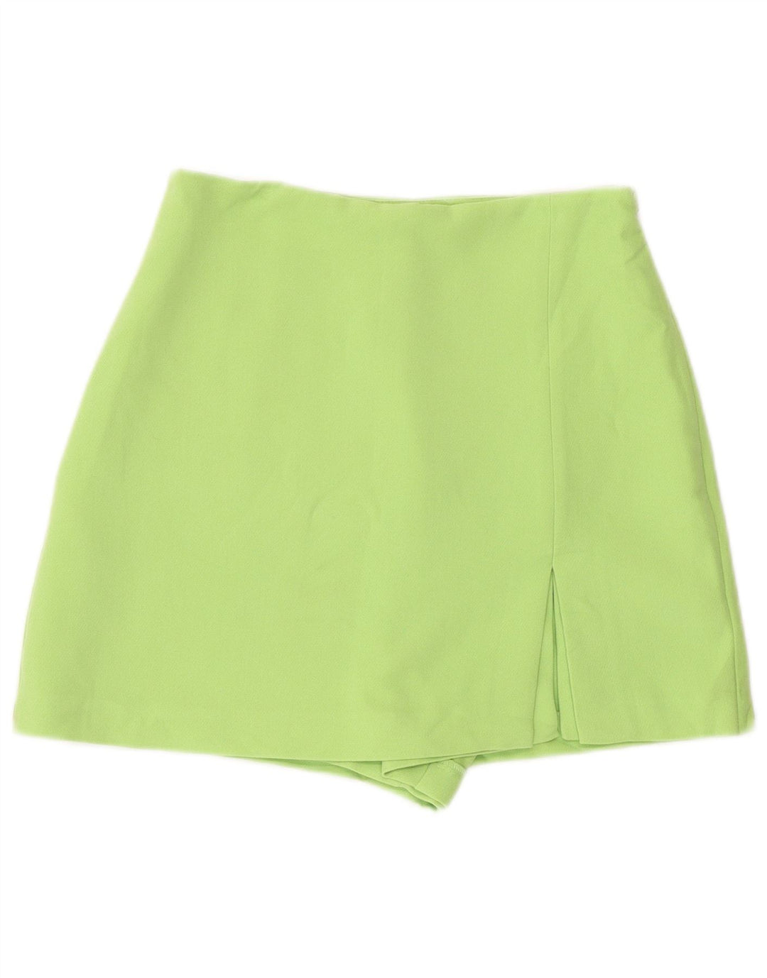 Zara Womens High Waist Skort UK 8 Small Green