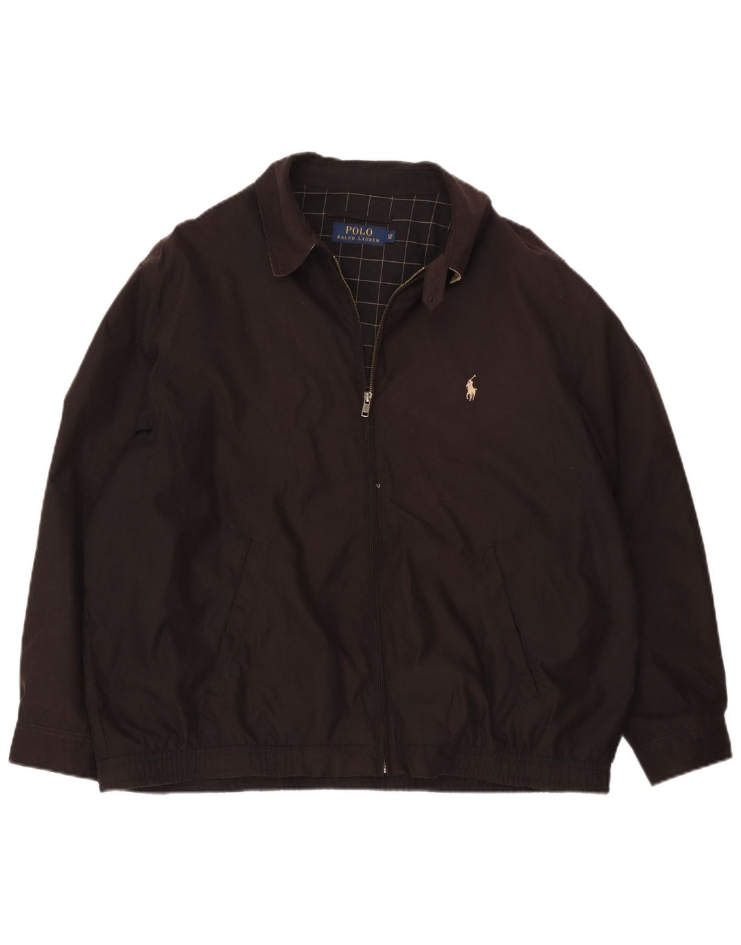 Polo Ralph Lauren Herre Big Bomber Jacket UK 42 XL Brun Polyester