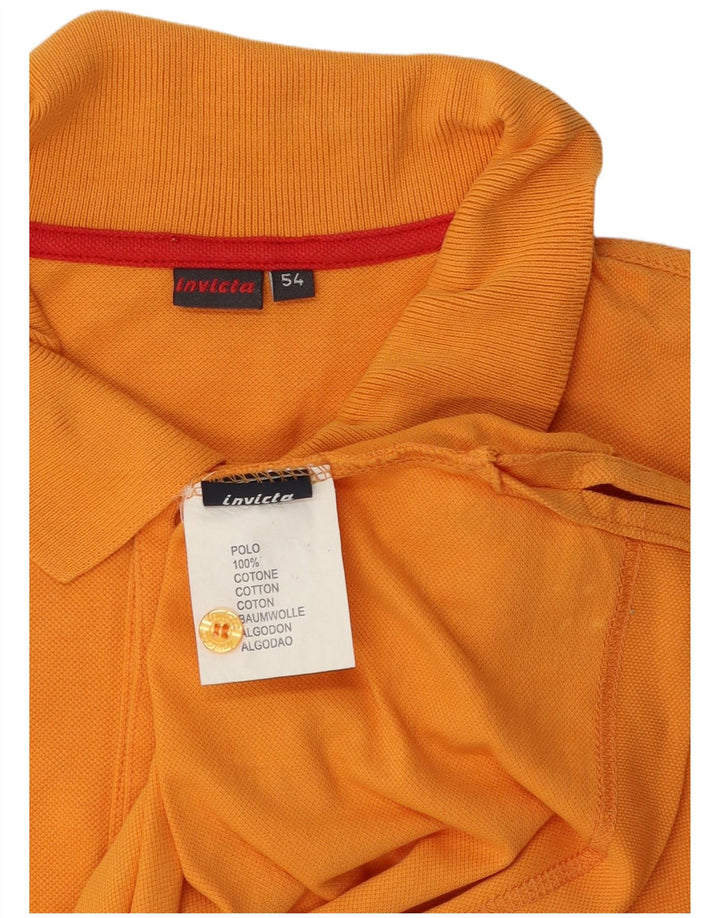 Invicta Polo Shirt til mænd IT 54 XL Orange Bomuld