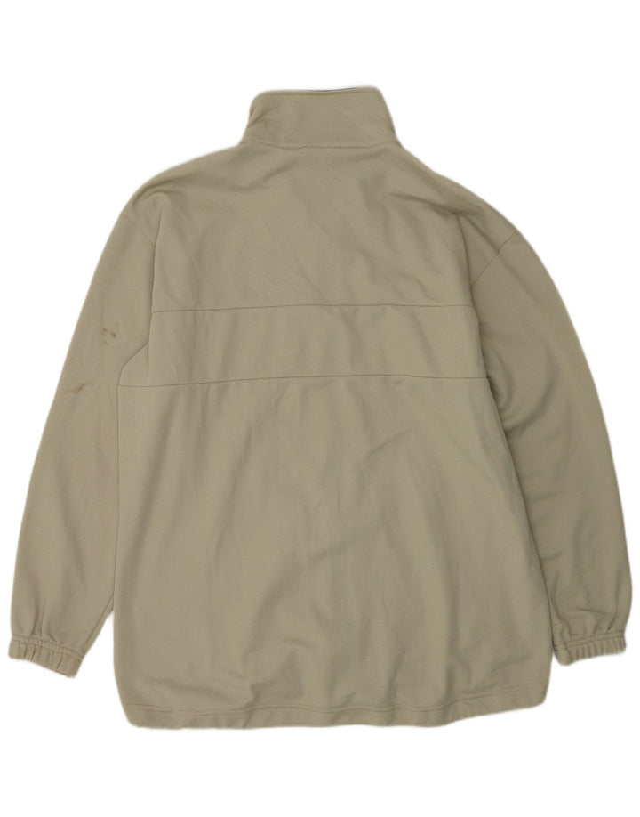 Asics Womens Oversized træningsdragt Topjakke UK 18 XL Beige Polyester