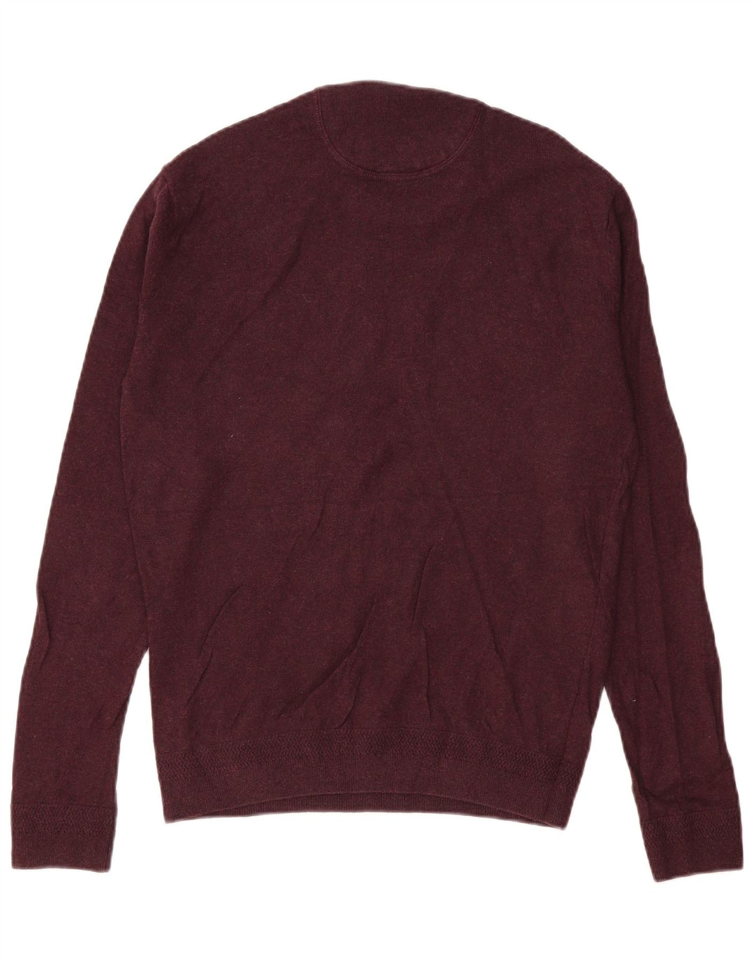 Jack Wills Herre Crew Neck Jumper Sweater Medium Bourgogne bomuld