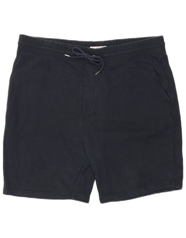 Marks & Spencer Mens Sport Shorts XL Navy Blue Cotton