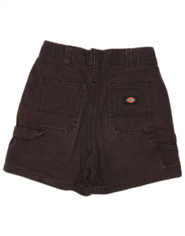 Dickies Dame højtaljede Cargo Shorts W26 Small Black Bomuld