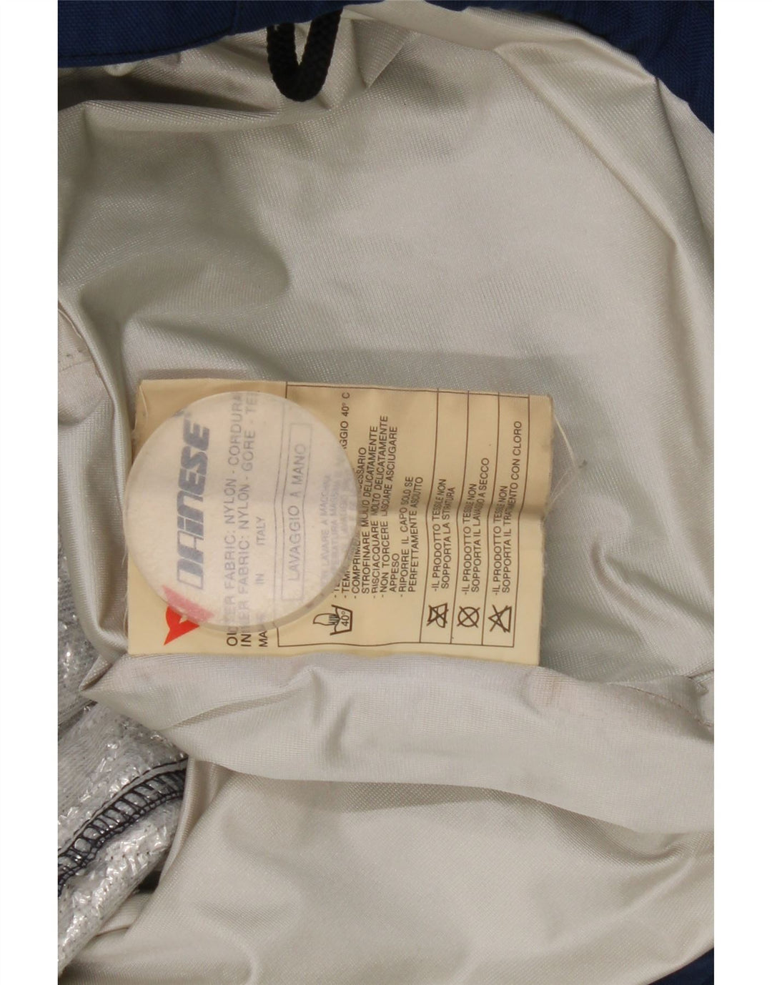 Dainese Herre Grafisk Windbreaker Jacket IT 56 XL Blå Nylon