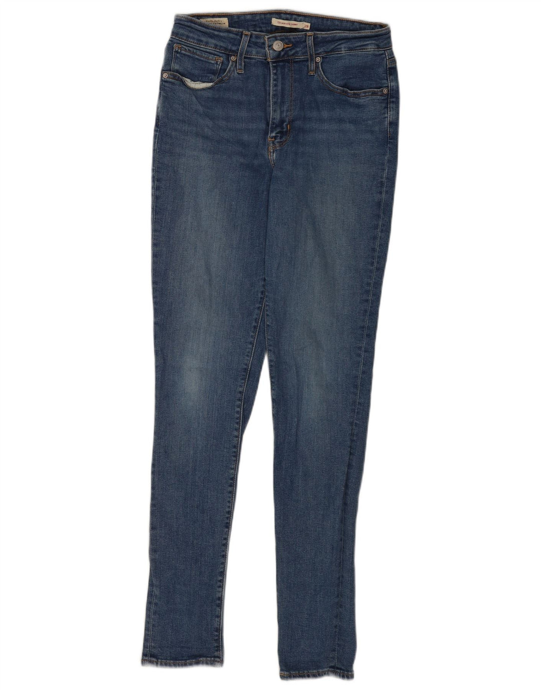 Levi's skinny jeans til kvinder W28 L32 blå bomuld