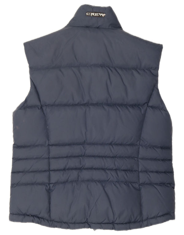Besætningstøj Dame Polstret Gilet UK 12 Medium Navy Blue Nylon