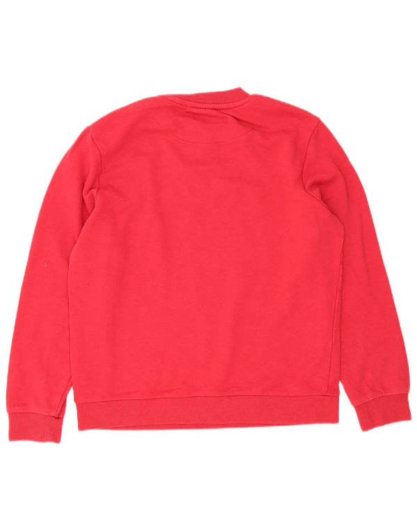 Fila Boys Grafisk Sweatshirt Jumper 13-14 År Rød Bomuld
