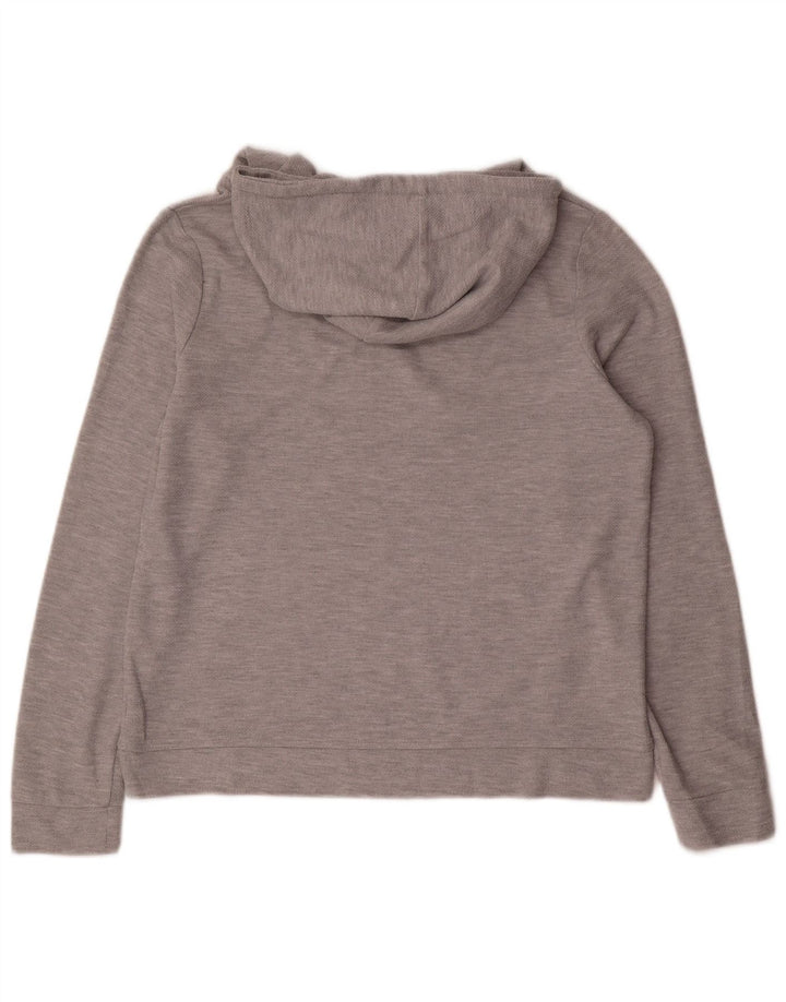 Fat Face Dame Hættetrøje UK 12 Medium Grey Polyester