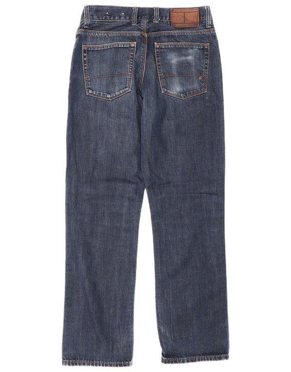 Tommy Hilfiger Herre Mercer Straight Jeans W28 L30 Marineblå Bomuld