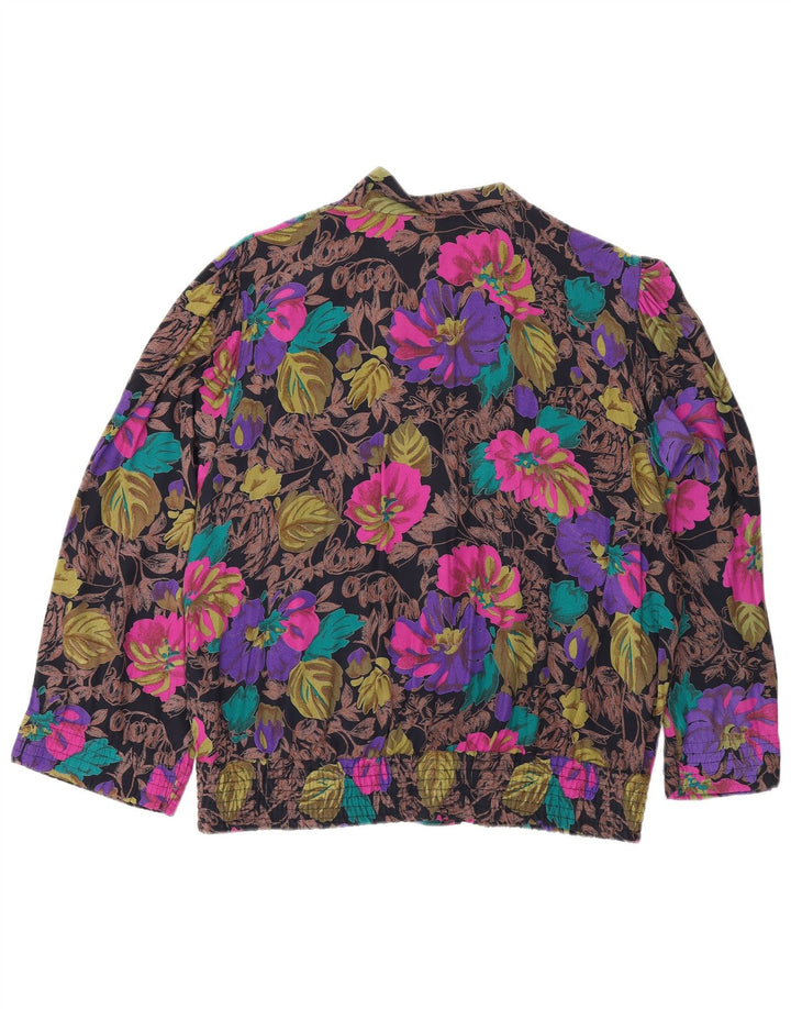 Felicia skjortebluse med 3/4 ærmer til kvinder IT 44 Medium Flerfarvet blomster